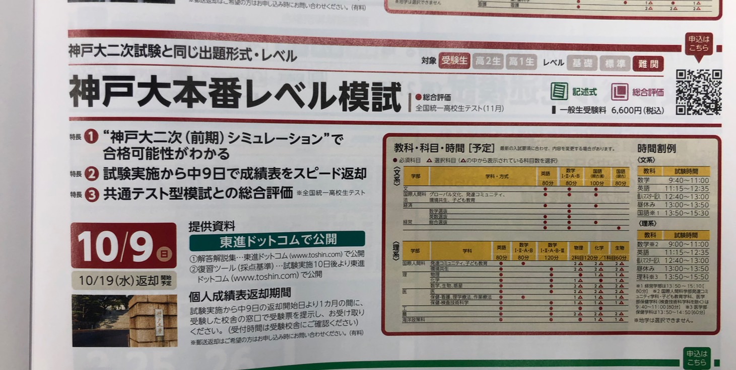 東大本番レベル模試文系東進平成23年(2011年)6月実施分 東大模試 