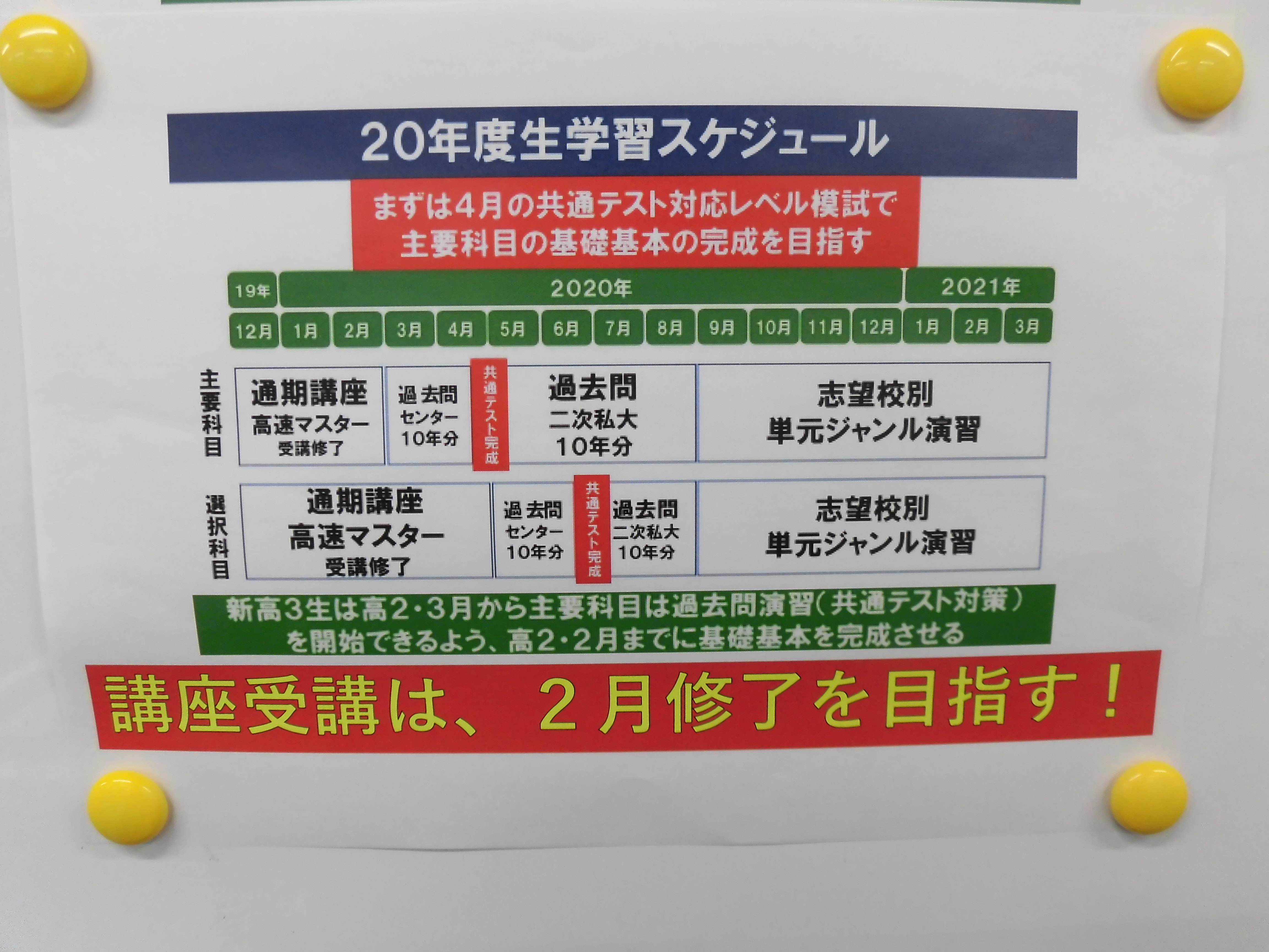 ☆新年度特別招待講習のご案内☆