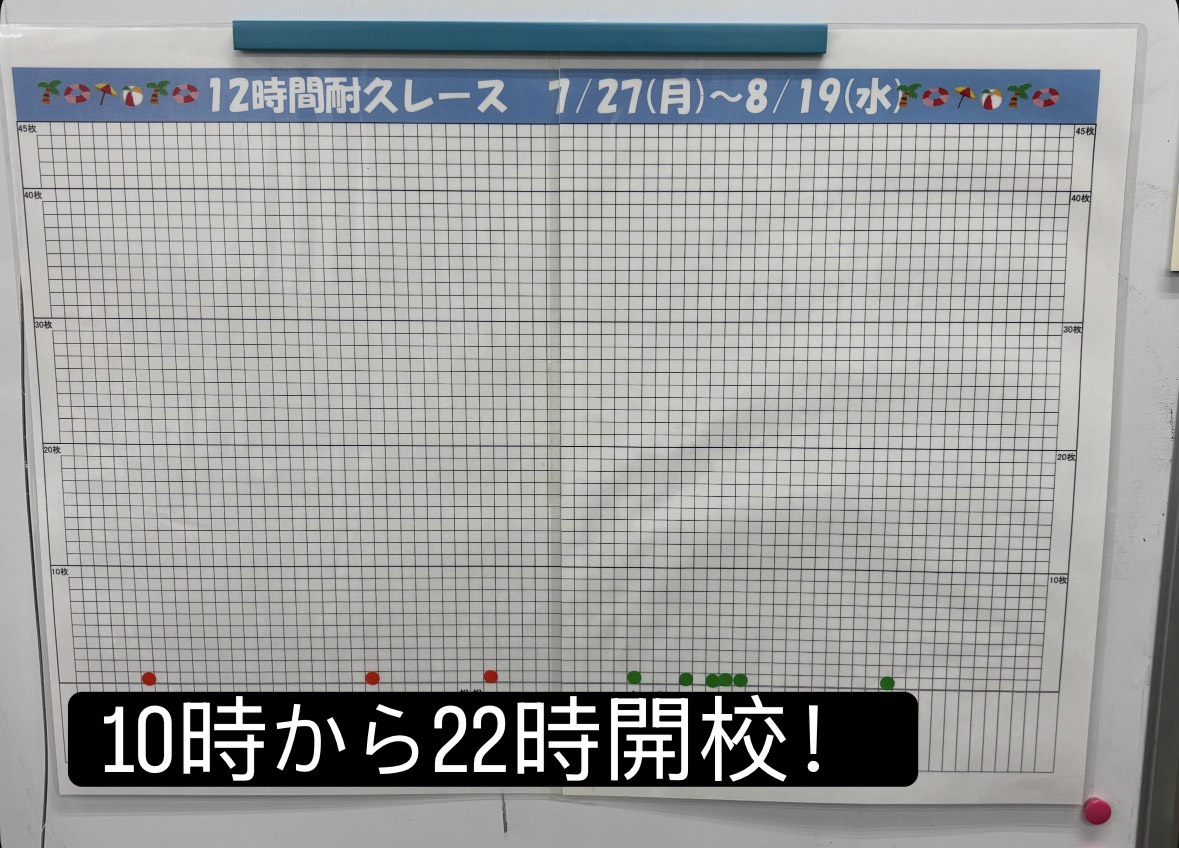 今日から開校延長です！登校イベントも始まりました！